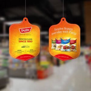 Dangler 8in x 8in Customized F & B Starts from